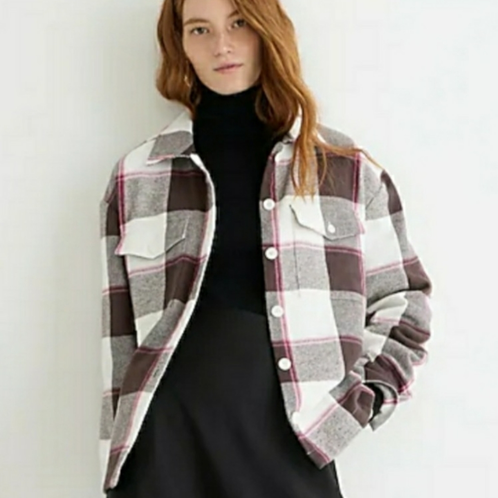J. Crew Buffalo Check Plaid Shacket